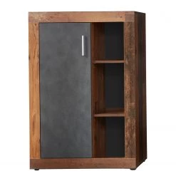 Trendteam Ensemble meubles TV jazz I (4 éléments) - Imitation bois ancien / Anthracite -Meubles TV muraux Soldes 1000362848 220623 030 DETAILS P000000001000362848