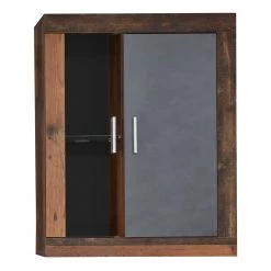 Trendteam Ensemble meubles TV jazz I (4 éléments) - Imitation bois ancien / Anthracite -Meubles TV muraux Soldes 1000362848 220623 060 DETAILS P000000001000362848