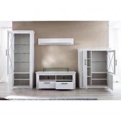 Trendteam Ensemble meubles TV Georgia (4 éléments) - Imitation pin blanc -Meubles TV muraux Soldes 1000362857 220623 021 MOOD DETAILS P000000001000362857 mood