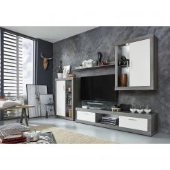 Trendteam Ensemble meubles TV jazz I (4 éléments) - Imitation chêne gris / Blanc 22 Trendteam Ensemble meubles TV jazz I (4 éléments) - Imitation chêne gris / Blanc -Meubles TV muraux Soldes 1000362858 220623 023 MOOD DETAILS P000000001000362858 mood