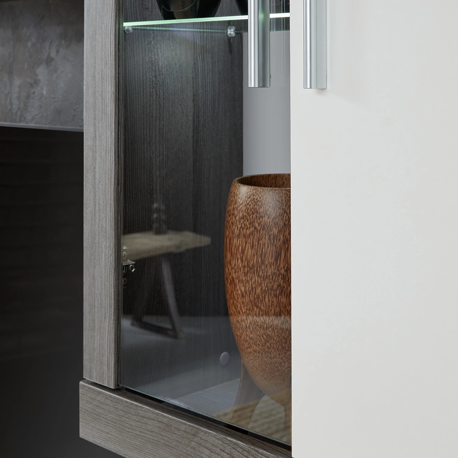 Trendteam Ensemble meubles TV jazz I (4 éléments) - Imitation chêne gris / Blanc 10 Trendteam Ensemble meubles TV jazz I (4 éléments) - Imitation chêne gris / Blanc – Image 8