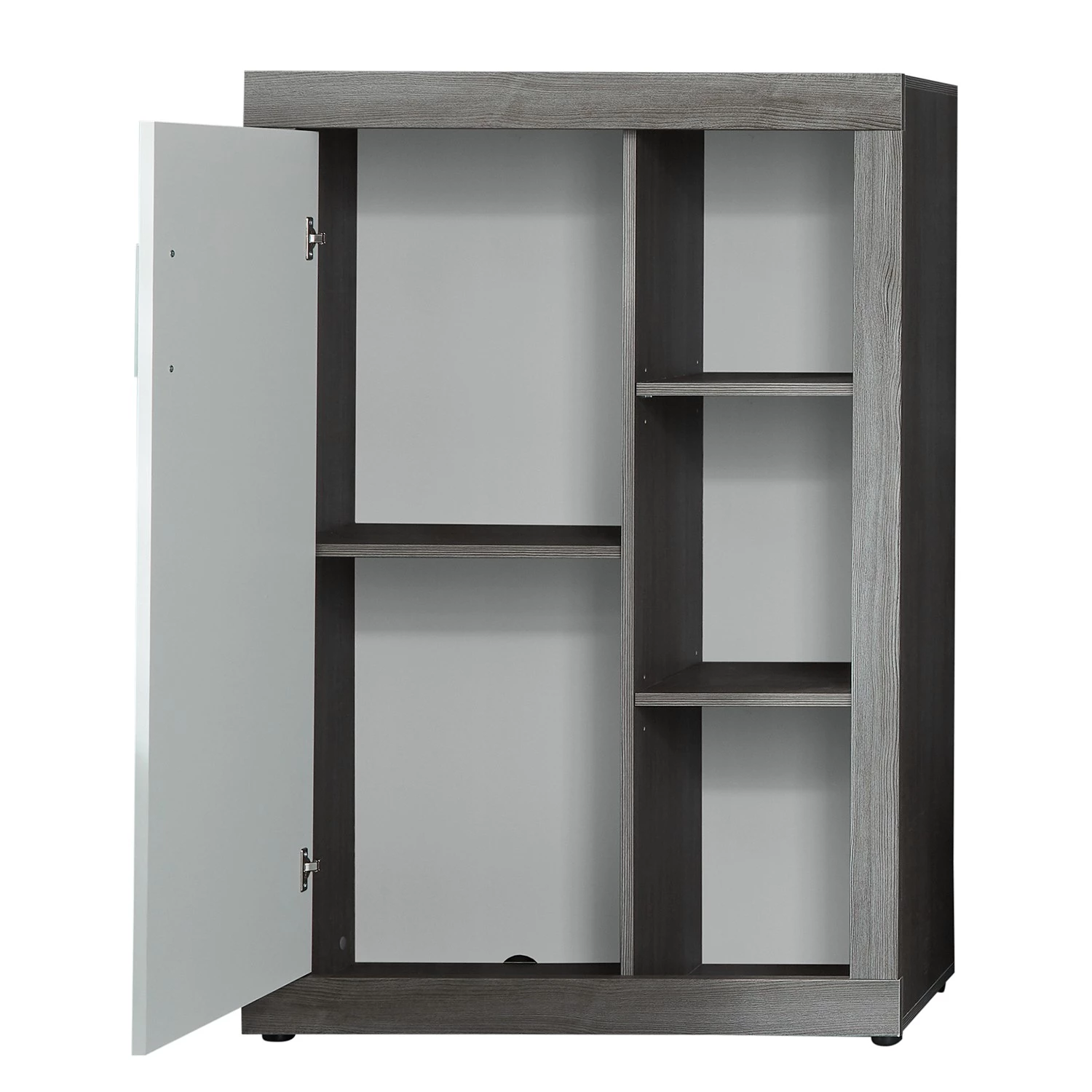 Trendteam Ensemble meubles TV jazz I (4 éléments) - Imitation chêne gris / Blanc 13 Trendteam Ensemble meubles TV jazz I (4 éléments) - Imitation chêne gris / Blanc – Image 11