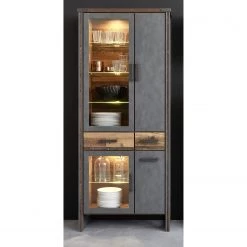 Trendteam Ensemble meubles TV Prime II (3 élém.) - Imitation béton / Imitation vieux bois 21 Trendteam Ensemble meubles TV Prime II (3 élém.) - Imitation béton / Imitation vieux bois -Meubles TV muraux Soldes 1000362860 220623 022 MOOD DETAILS P000000001000362860 mood