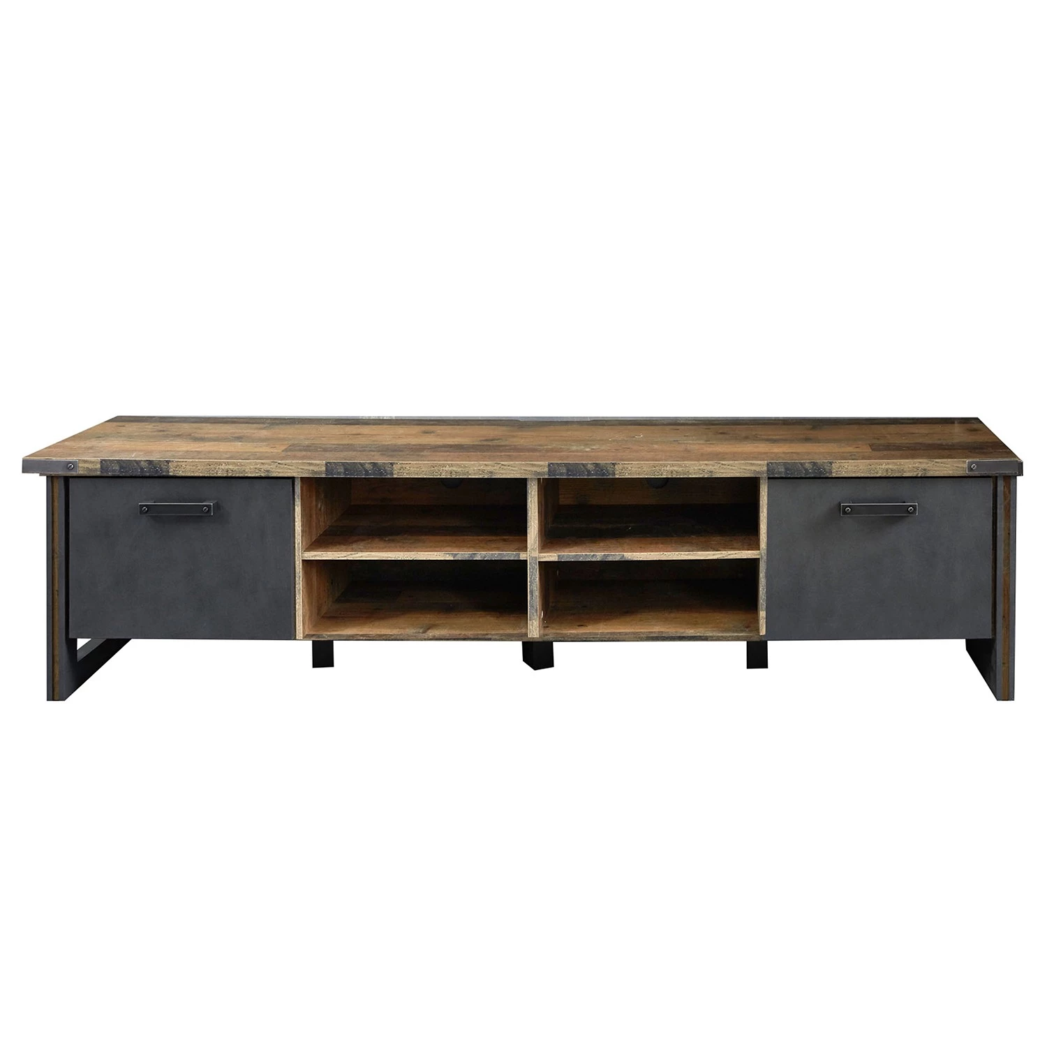 Trendteam Ensemble meubles TV Prime II (3 élém.) - Imitation béton / Imitation vieux bois 14 Trendteam Ensemble meubles TV Prime II (3 élém.) - Imitation béton / Imitation vieux bois – Image 12