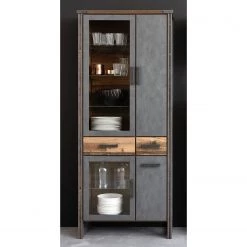 Trendteam Ensemble meubles TV Prime I (3 éléments) - Imitation béton / Imitation vieux bois 22 Trendteam Ensemble meubles TV Prime I (3 éléments) - Imitation béton / Imitation vieux bois -Meubles TV muraux Soldes 1000362861 220623 023 MOOD DETAILS P000000001000362861 mood