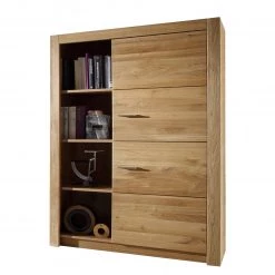 Naturoo Ensemble de meubles Floriano III (4 él.) - Chêne à nœuds / Imitation chêne à nœuds -Meubles TV muraux Soldes hochkommode floriano inkl beleuchtung asteiche asteiche dekor 4933768