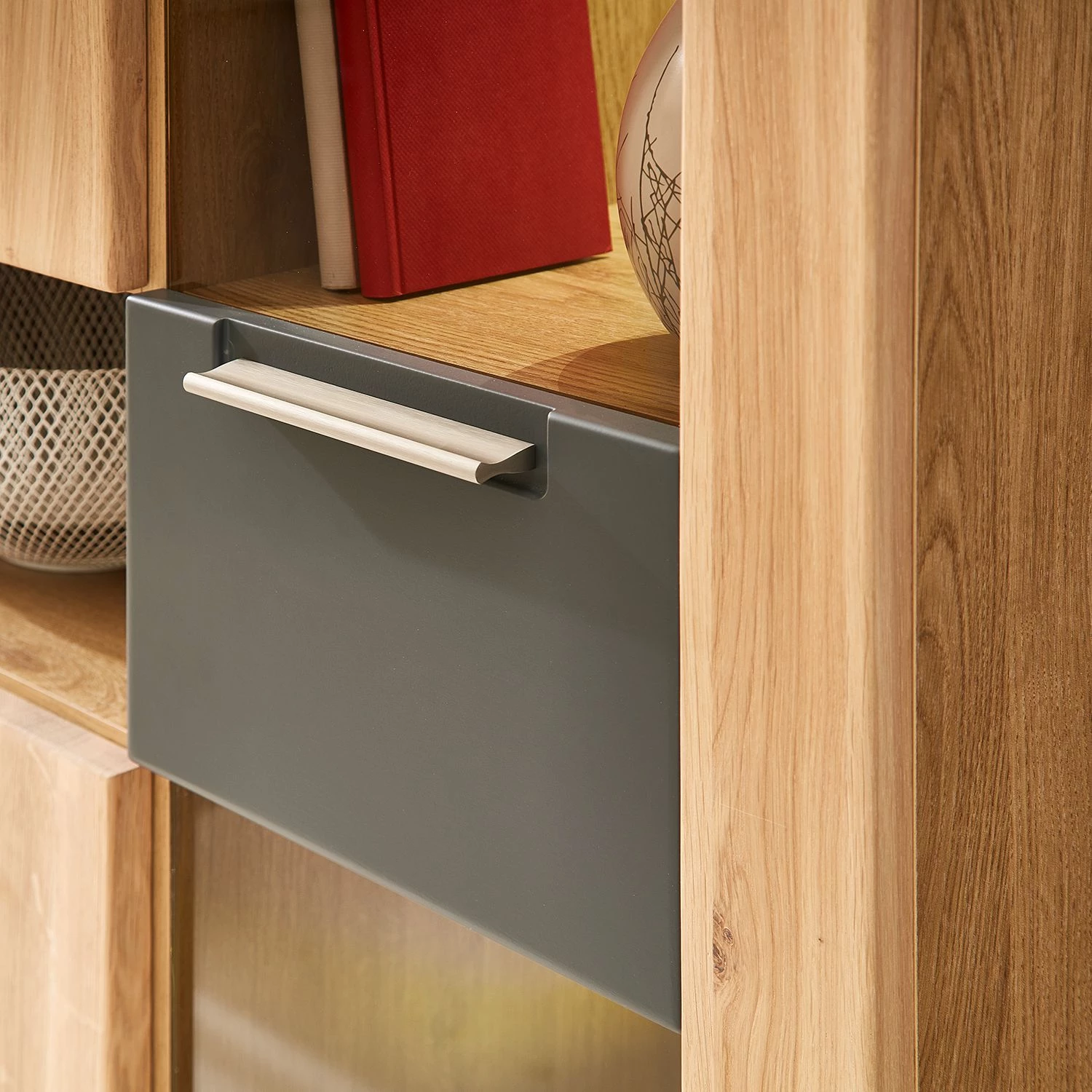 Naturoo Ensemble de meubles Macoun (4 éléments) - Avec éclairage - Partiellement en chêne sauvage massif 12 Naturoo Ensemble de meubles Macoun (4 éléments) - Avec éclairage - Partiellement en chêne sauvage massif – Image 10