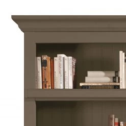 Maison Belfort Ensemble TV Azjana I - Granit - Avec échelle -Meubles TV muraux Soldes tv wand azjana i pinie teilmassiv granit mit leiter 3391509