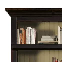 Maison Belfort Ensemble TV Azjana I - Noir / Pin crème - Avec échelle -Meubles TV muraux Soldes tv wand azjana i pinie teilmassiv schwarz pinie creme mit leiter 3391389