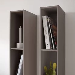 GWINNER Ensemble mural Anzio II (3 éléments) - Tourbe mat 17 GWINNER Ensemble mural Anzio II (3 éléments) - Tourbe mat -Meubles TV muraux Soldes wohnwand anzio i 4 teilig vitrinenelement links ohne beleuchtung matt fango 4625712