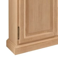 Ridgevalley Meuble TV Breddin (5 éléments) - Pin massif - Sans éclairage -Meubles TV muraux Soldes wohnwand breddin 5 teilig pinie massiv 454804