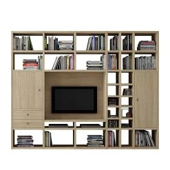 Loftscape Ensemble de meubles TV Emporior II - Imitation chêne de Sonoma 7 Loftscape Ensemble de meubles TV Emporior II - Imitation chêne de Sonoma -Meubles TV muraux Soldes wohnwand emporior ii sonoma eiche dekor 289401