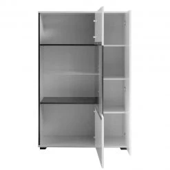 Roomscape Ensemble mural Farson (4 éléments) - Blanc brillant / Blanc 13 Roomscape Ensemble mural Farson (4 éléments) - Blanc brillant / Blanc -Meubles TV muraux Soldes wohnwand farson 4 teilig hochglanz weiss weiss 3696705