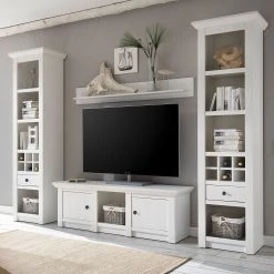 Maison Belfort Ensemble mural Geestland I (4 éléments) - Imitation pin blanc