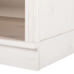 Maison Belfort Meuble TV Lillehammer I - 3 éléments - Pin massif - Epicéa blanc -Meubles TV muraux Soldes wohnwand lillehammer i 3 teilig kiefer massiv weiss 1655006