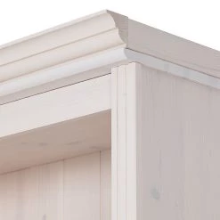 Maison Belfort Meuble TV Lillehammer I - 3 éléments - Pin massif - Epicéa blanc -Meubles TV muraux Soldes wohnwand lillehammer i 3 teilig kiefer massiv weiss 1655022