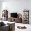 Ars manufacti Buffet Manchester II - Acacia massif / Métal -Meubles TV muraux Soldes wohnwand manchester i 3 teilig akazie teilmassiv metall akazie anthrazit 4874584