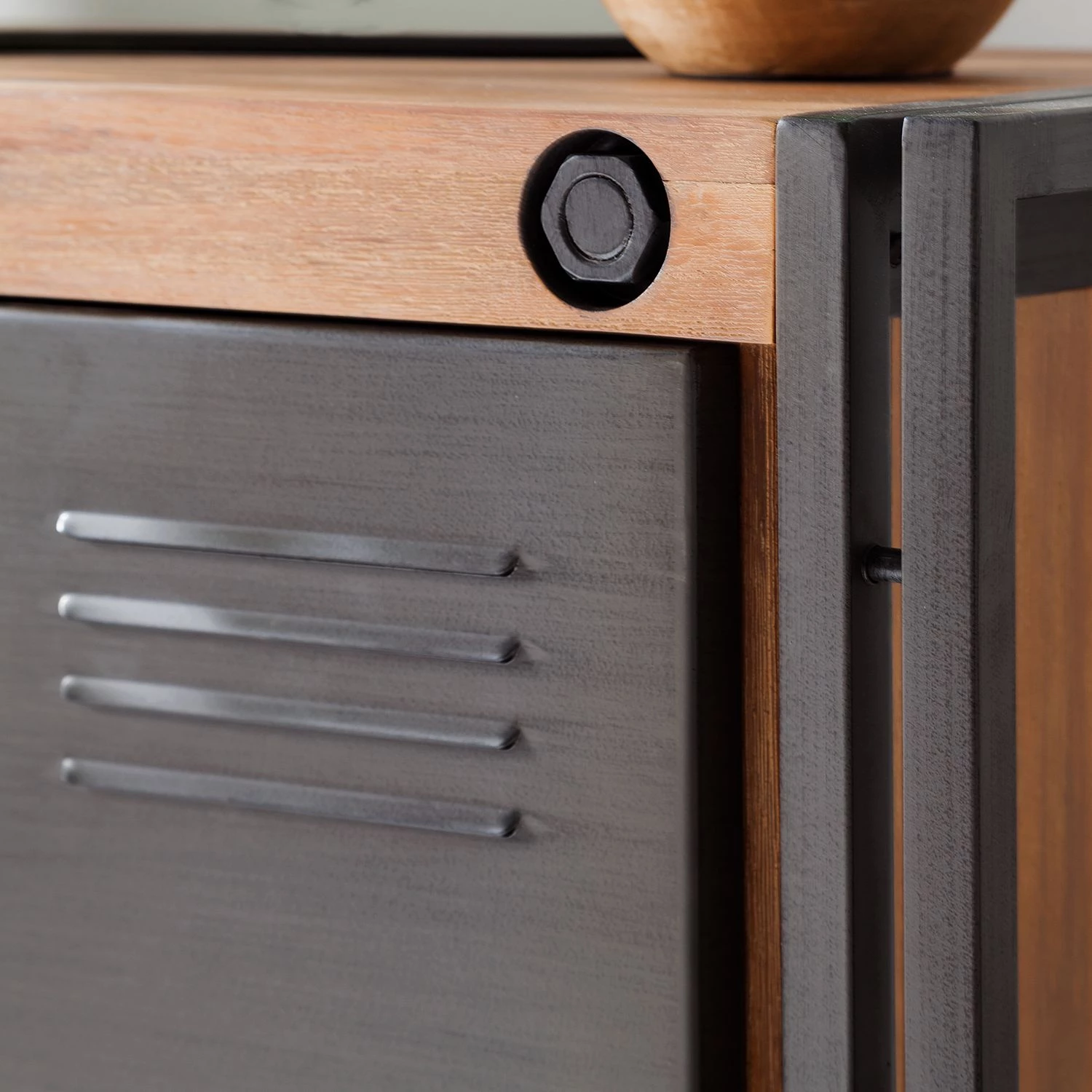 Ars manufacti Buffet Manchester II - Acacia massif / Métal 9 Ars manufacti Buffet Manchester II - Acacia massif / Métal – Image 7