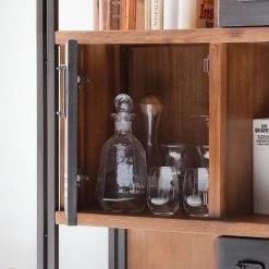 Ars manufacti Buffet Manchester II - Acacia massif / Métal 20 Ars manufacti Buffet Manchester II - Acacia massif / Métal -Meubles TV muraux Soldes wohnwand manchester i 3 teilig akazie teilmassiv metall akazie anthrazit 4874608