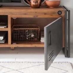 Ars manufacti Buffet Manchester II - Acacia massif / Métal 21 Ars manufacti Buffet Manchester II - Acacia massif / Métal -Meubles TV muraux Soldes wohnwand manchester i 3 teilig akazie teilmassiv metall akazie anthrazit 4874612