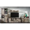 Red Living Meuble TV Tapara - 4 éléments - Marron / Gris -Meubles TV muraux Soldes wohnwand tapara ii braun grau 4383684